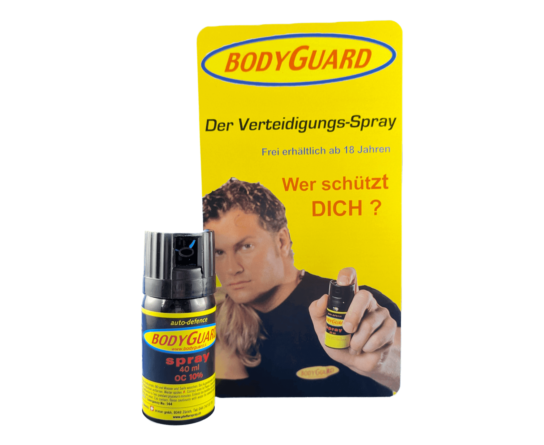 Produktbild: Bodyguard - Pfefferspray - 40ml - Breitstrahl